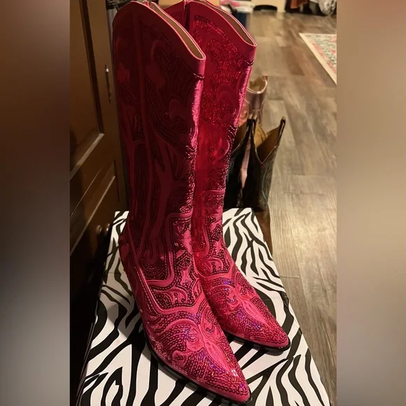 Helens Heart BNIB Cowgirl Boot Heels - Picture 3 of 3